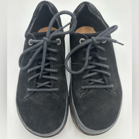 BIRKENSTOCK Honnef Low Suede Leather Lace Up Shoes - Picture 2 of 11
